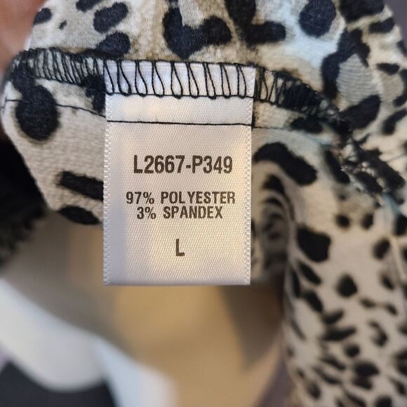 Loveappella Leopard Print Sleeveless Camisole Size Large - Picture 6 of 6